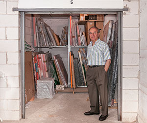 Almacenado de la obra