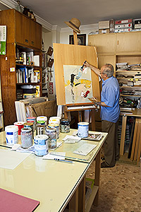 Carlos en el estudio